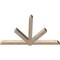 Ekena Millwork Kennewick Smooth Timber Gable Bracket, Douglas Fir, 96"W x 60"H x 5 1/2"D x 5 1/2"F, 15/12 Pitch GBW096X60X0606KEN00SDF - alternate 3